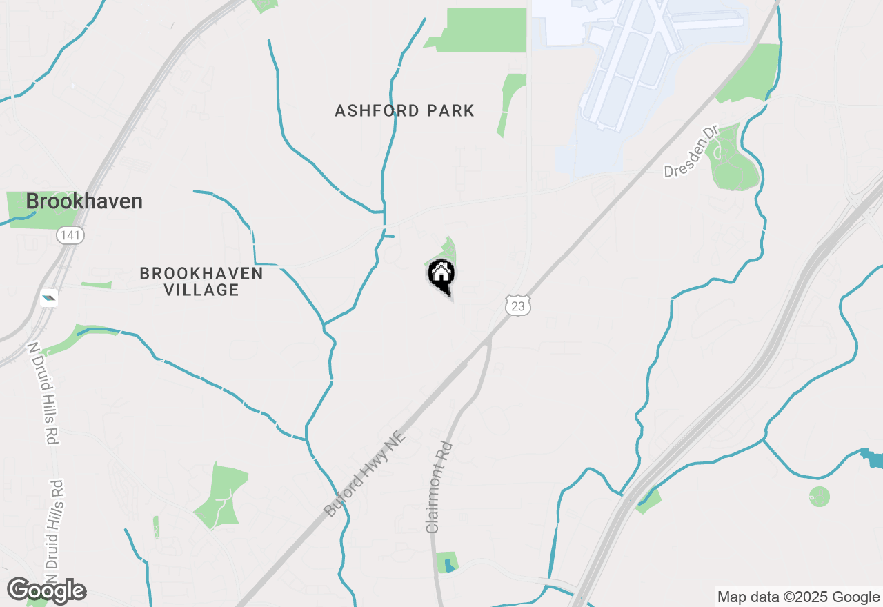 Map of 2515 Skyland Trail Ne, Brookhaven, GA 30319