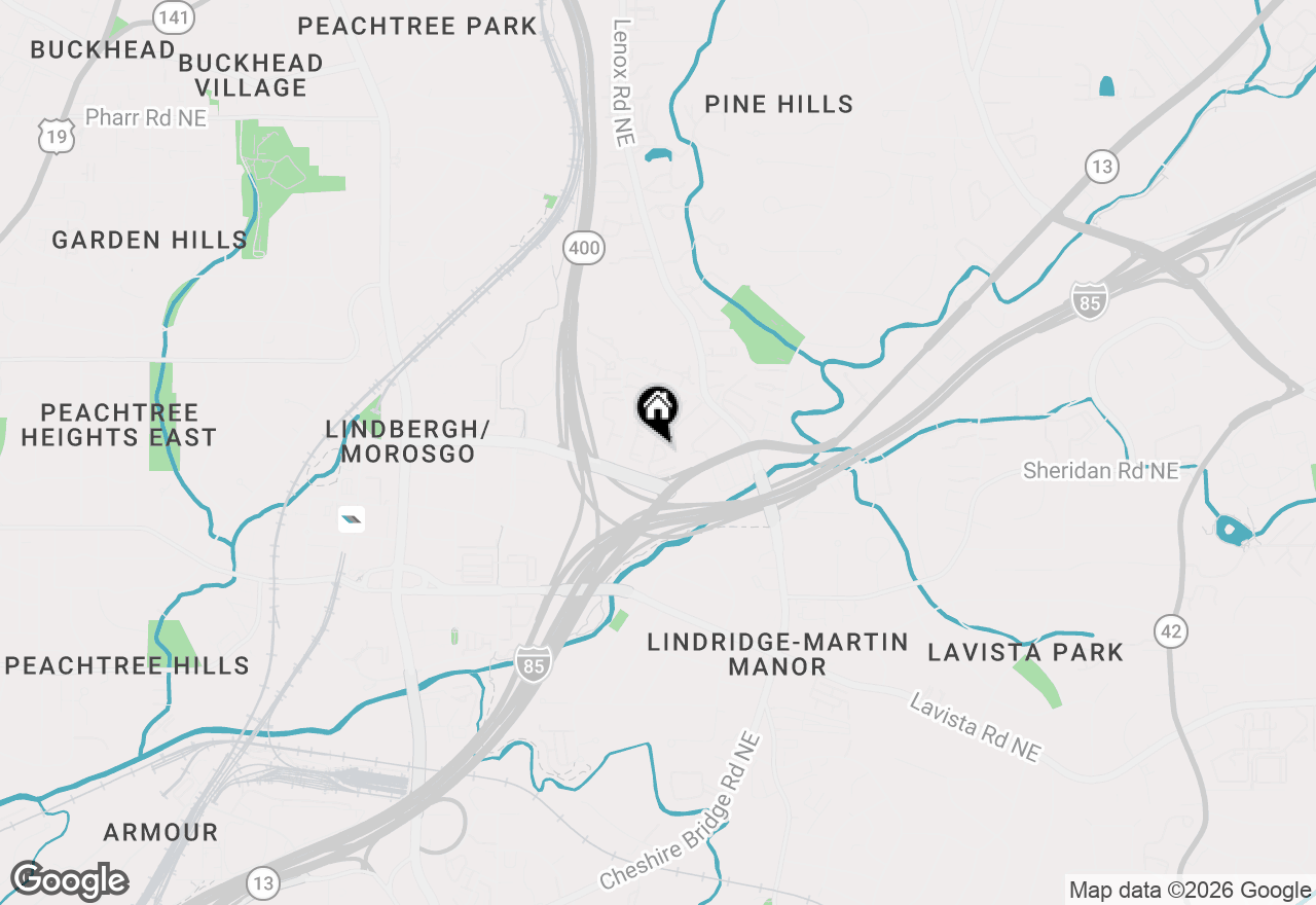 Map of 970 Sidney Marcus Boulevard Ne #2107, Atlanta, GA 30324