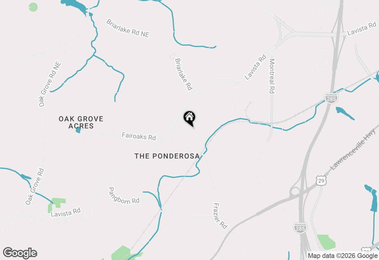 Map of 2920 Lavista Way, Decatur, GA 30033