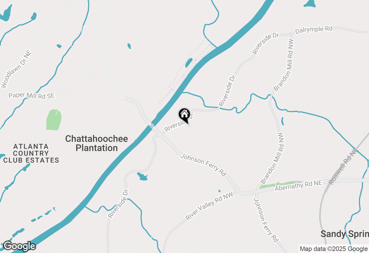 Map of 345 Crosstree Lane, Atlanta, GA 30328