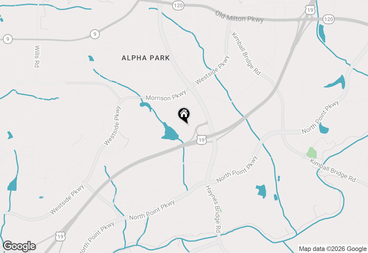 Map of 2042 Juliette Avenue, Alpharetta, GA 30009