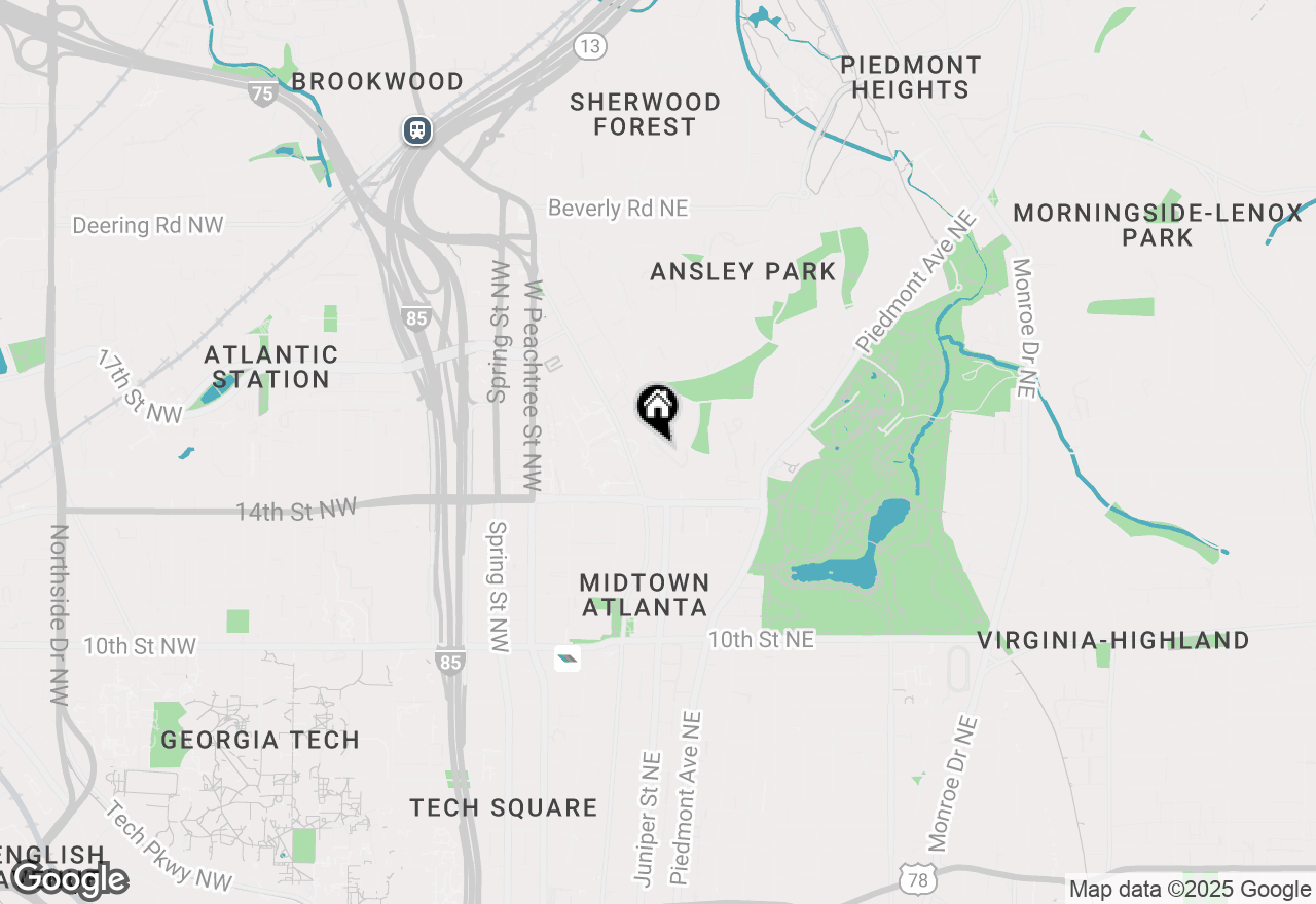 Map of 145 15th Street Ne #401, Atlanta, GA 30309