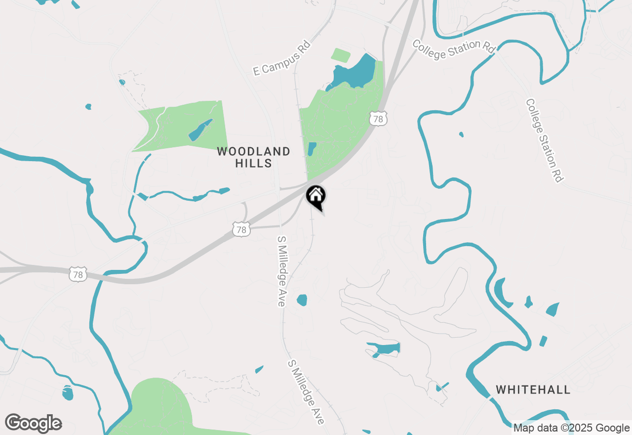 Map of 2569 Riverbend Road, Athens, GA 30605