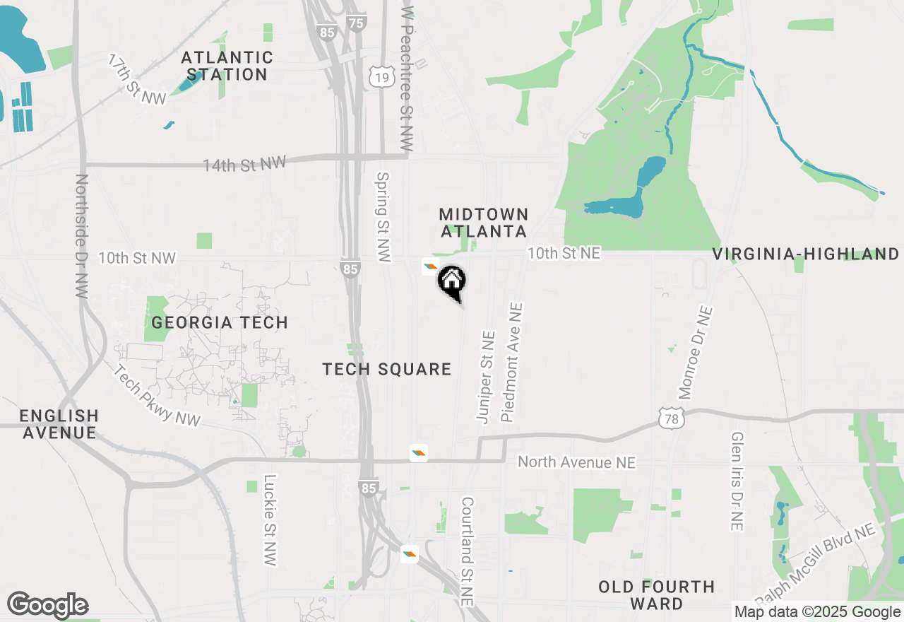 Map of 878 Peachtree Street Ne #429, Atlanta, GA 30309