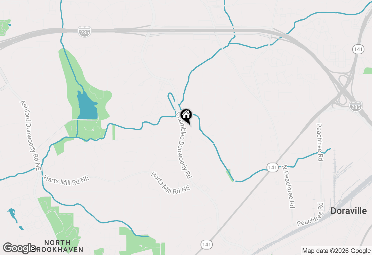 Map of 1990 Catnap Court, Chamblee, GA 30341