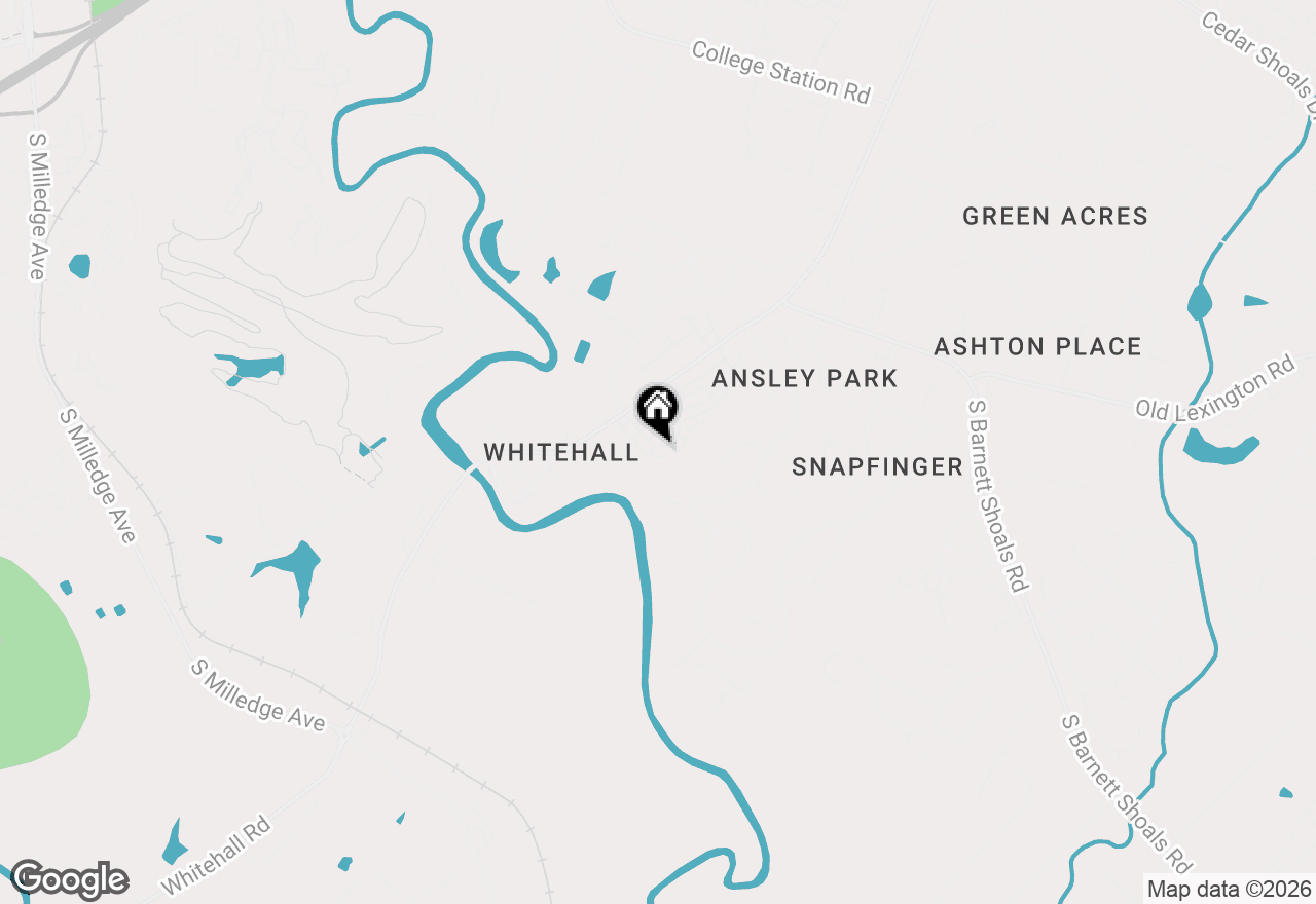 Map of 287 Oconee River Circle, Athens, GA 30605