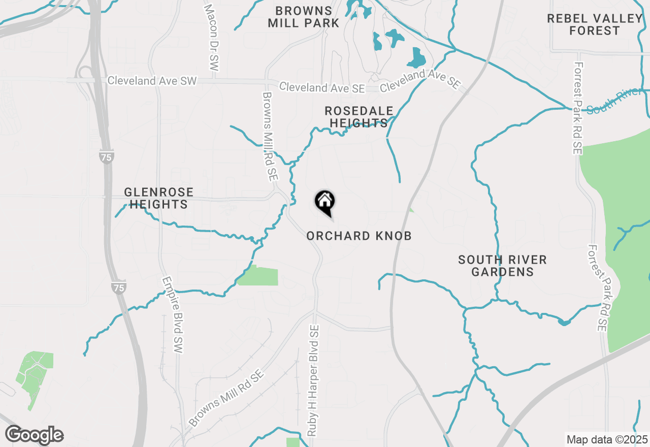 Map of 3102-B Brownstone Lane Se, Atlanta, GA 30354