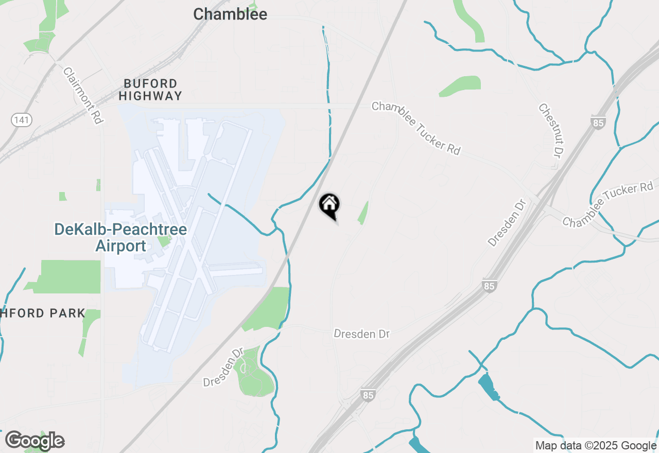 Map of 2404 Shallowford Terrace, Atlanta, GA 30341