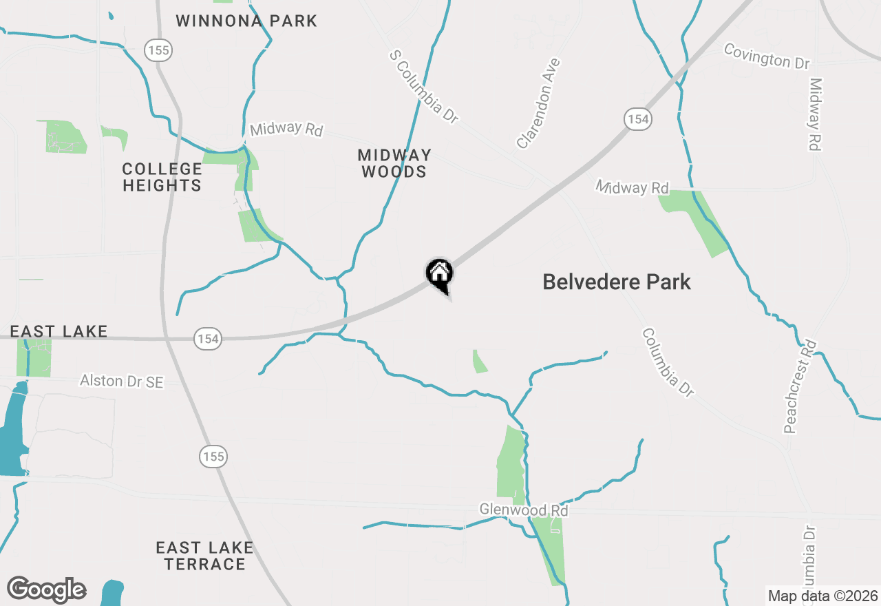 Map of 1511 Rupert Road, Decatur, GA 30032