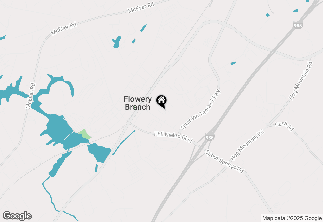 Map of 5424 Falling Branch Court, Flowery Branch, GA 30542