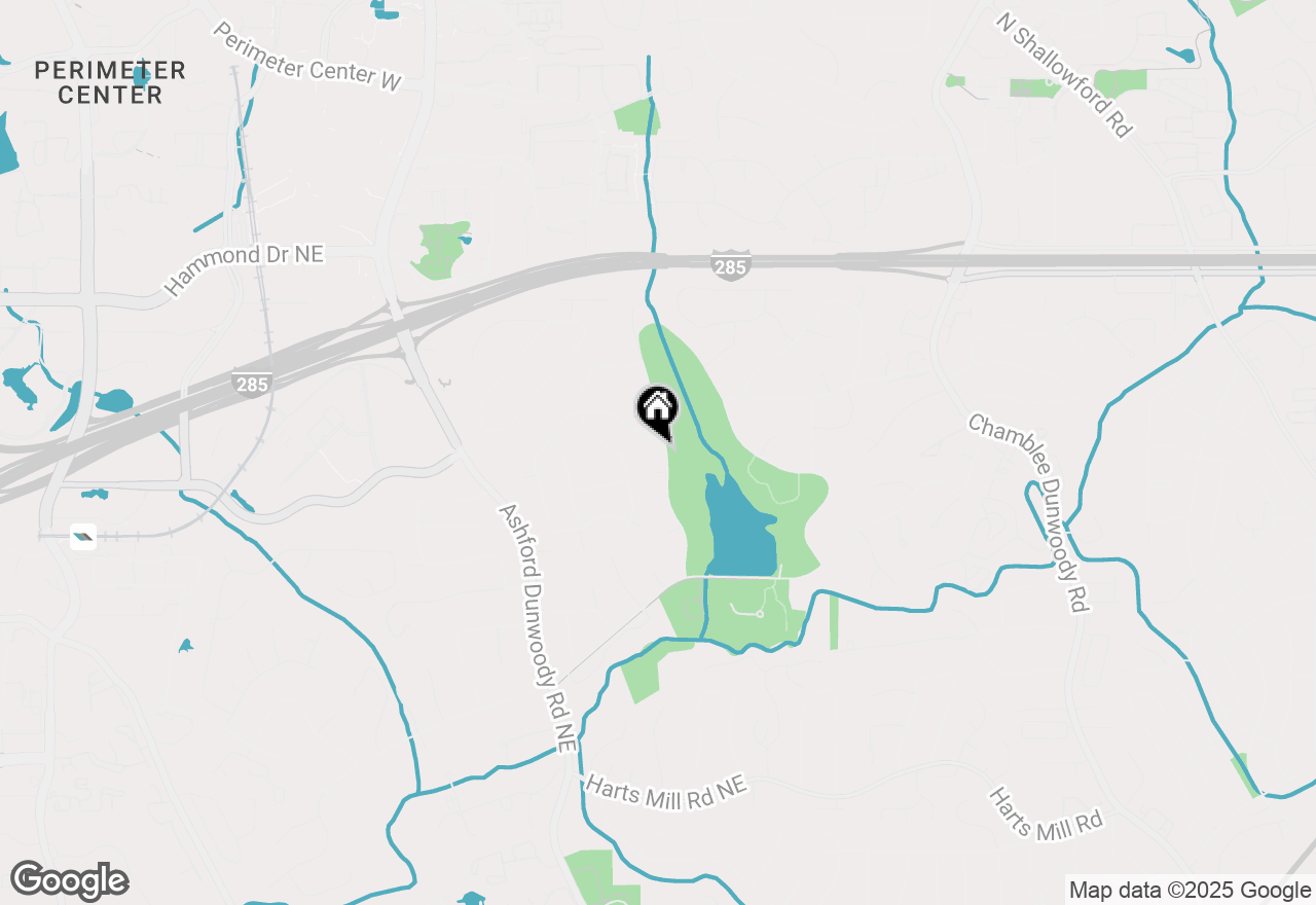 Map of 4092 Candler Lake West Ne, Brookhaven, GA 30319