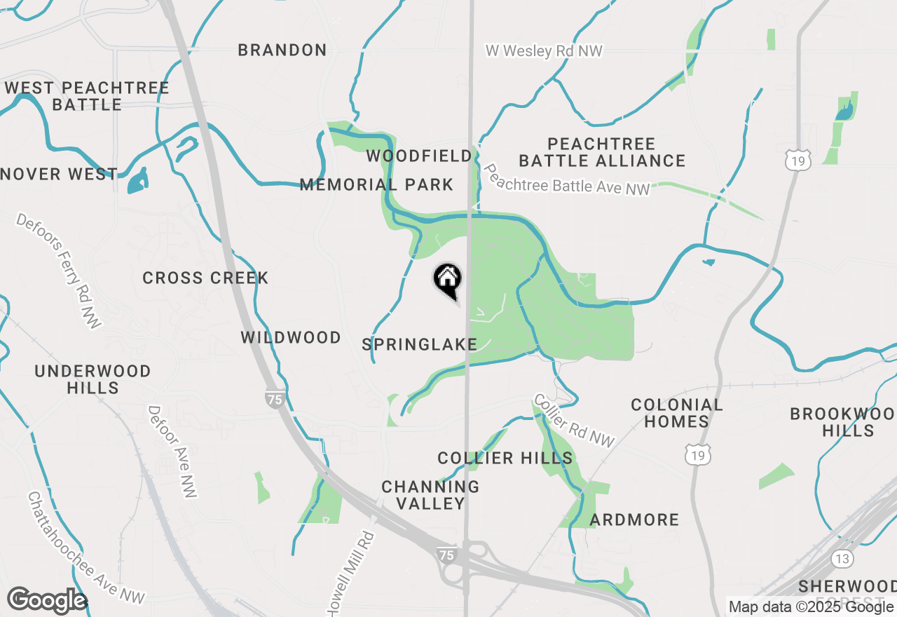 Map of 635 Wilson Road Nw, Atlanta, GA 30318