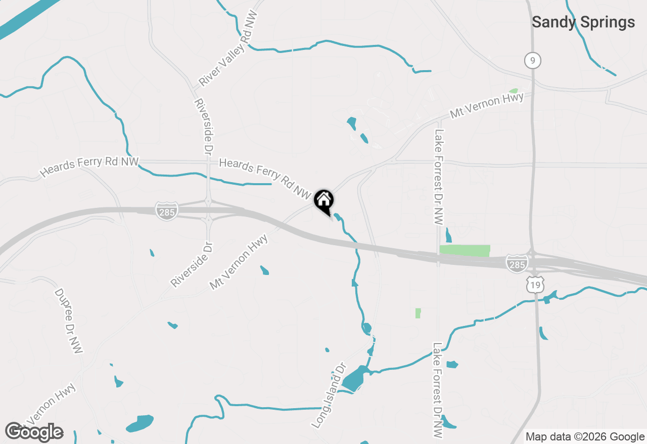 Map of 5800 De Claire Court, Atlanta, GA 30328