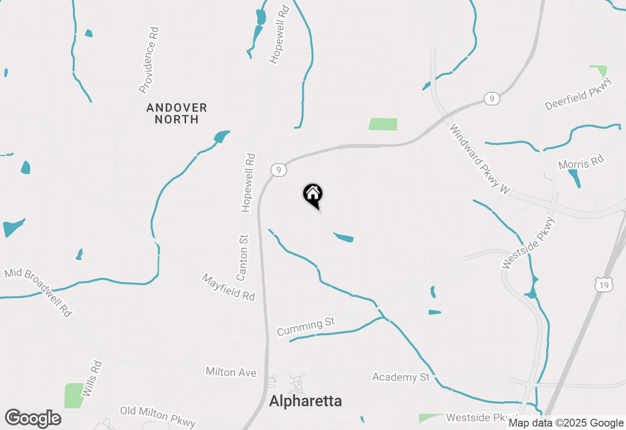 Map of 5060 Winship Court, Alpharetta, GA 30009