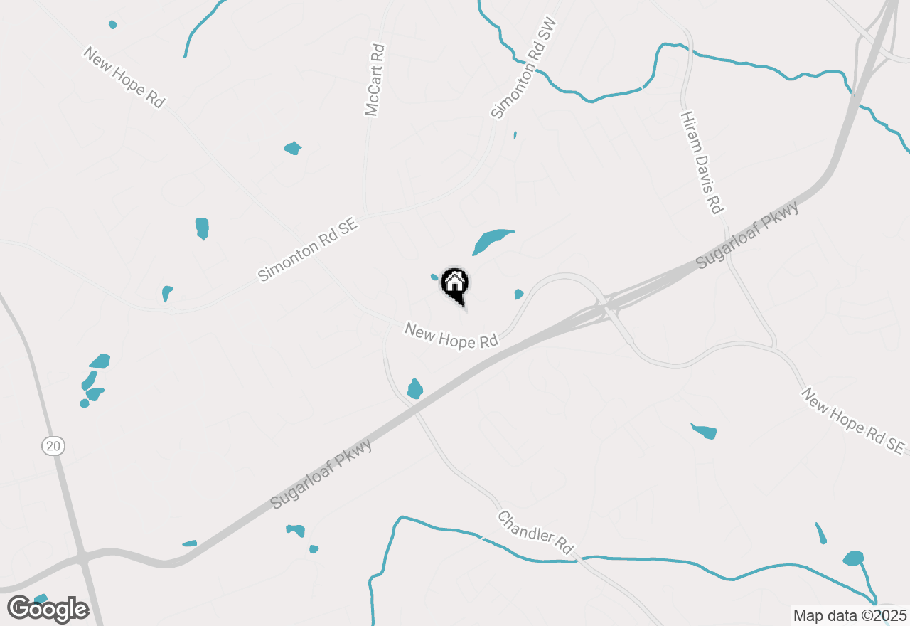 Map of 1127 Cotton Gin Court, Lawrenceville, GA 30045