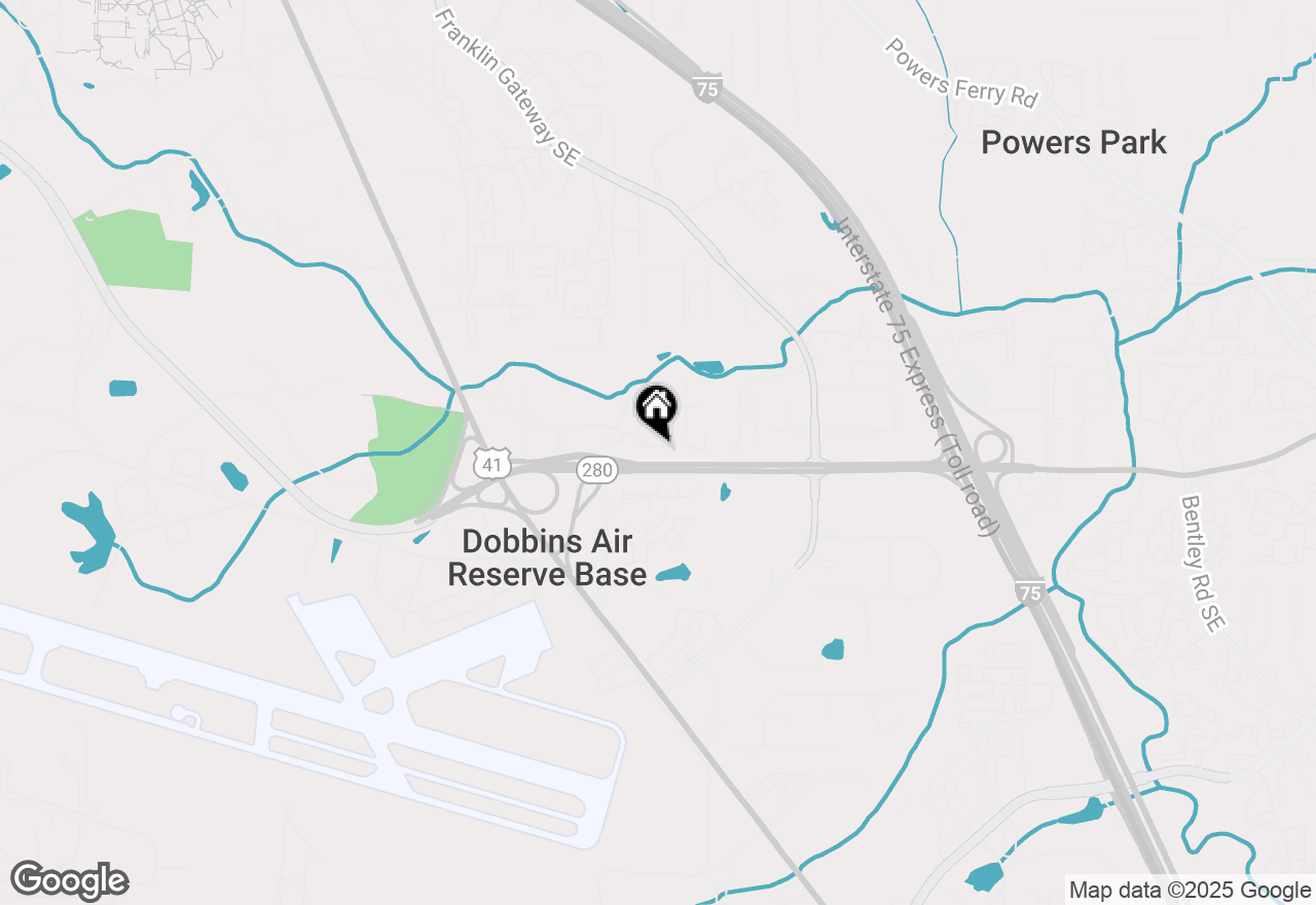 Map of 1820 Ashborough Road Se #B, Marietta, GA 30067