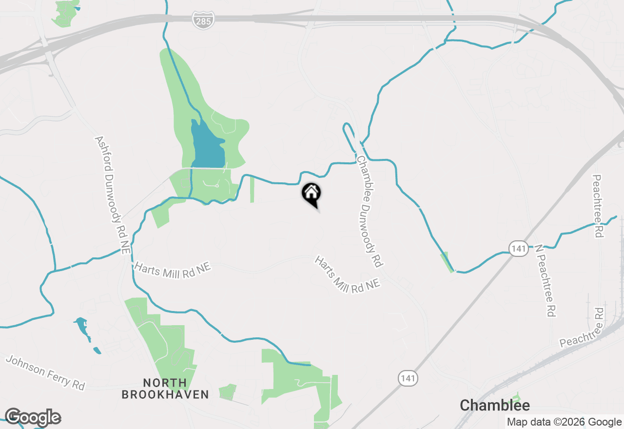 Map of 3914 Granger Drive, Atlanta, GA 30341