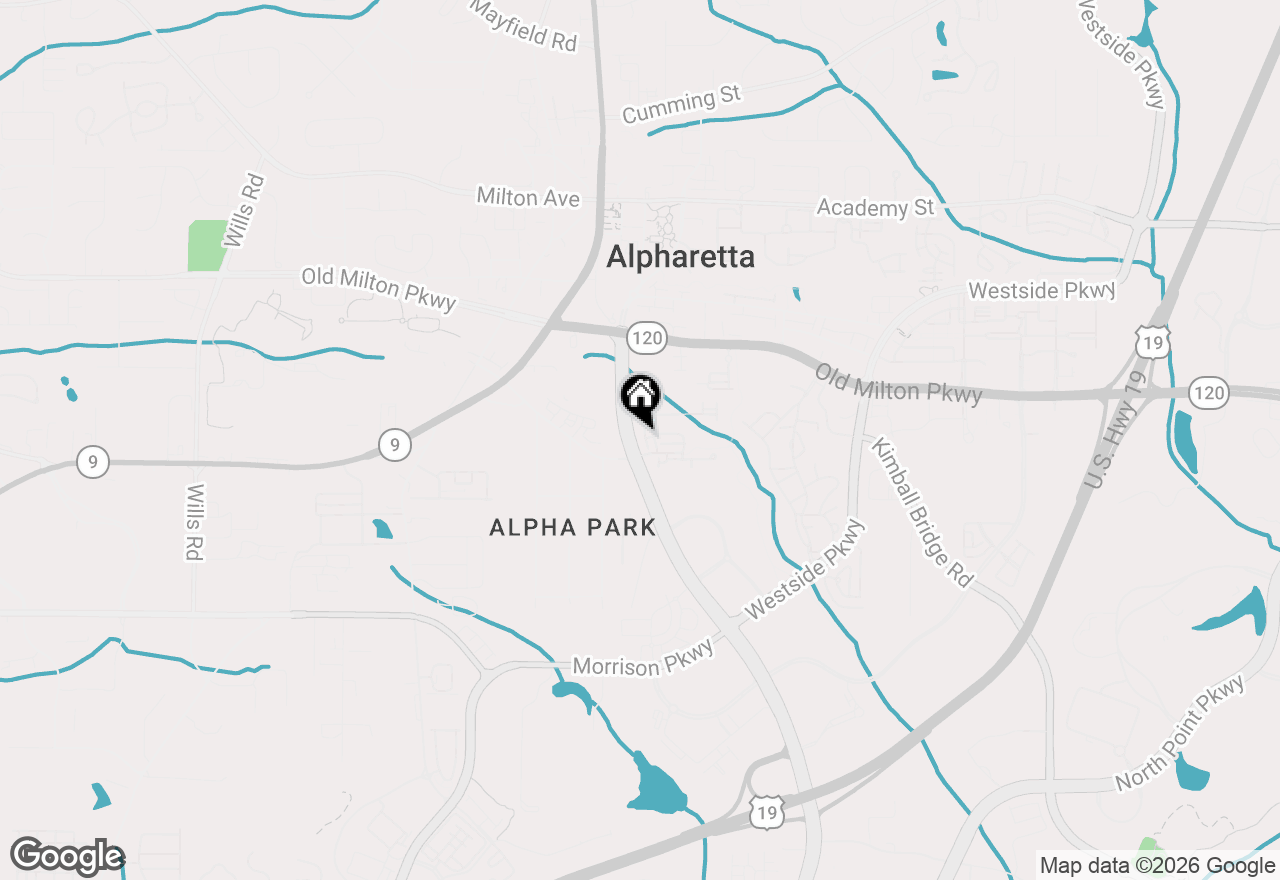 Map of 136 Everley Walk, Alpharetta, GA 30009