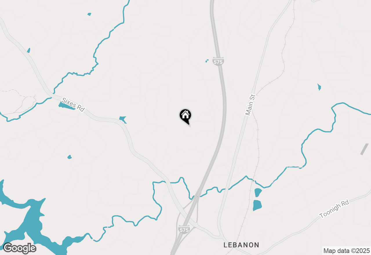 Map of 122 Brookhaven Lane, Canton, GA 30114