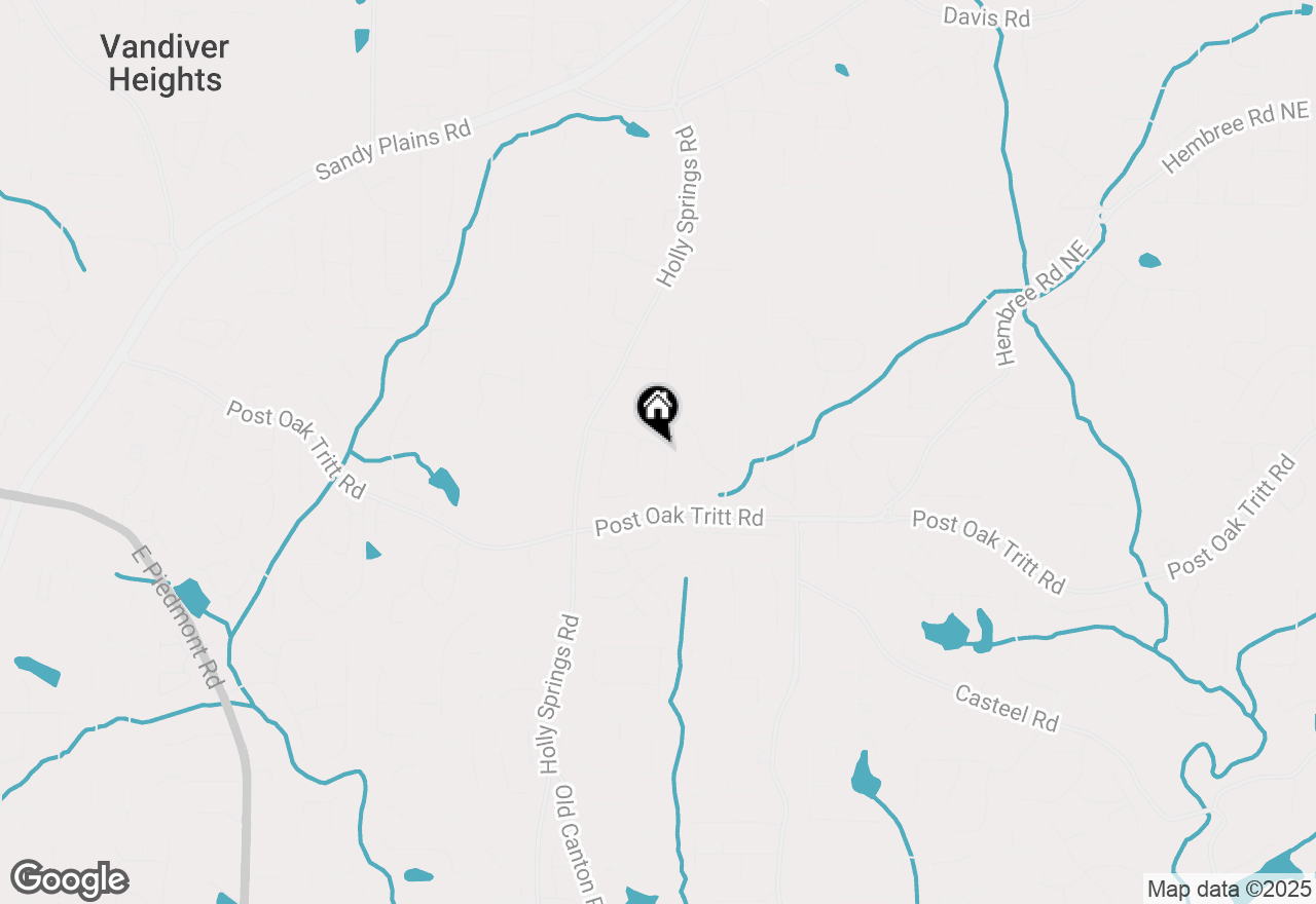 Map of 2736 Barnhill Drive, Marietta, GA 30062