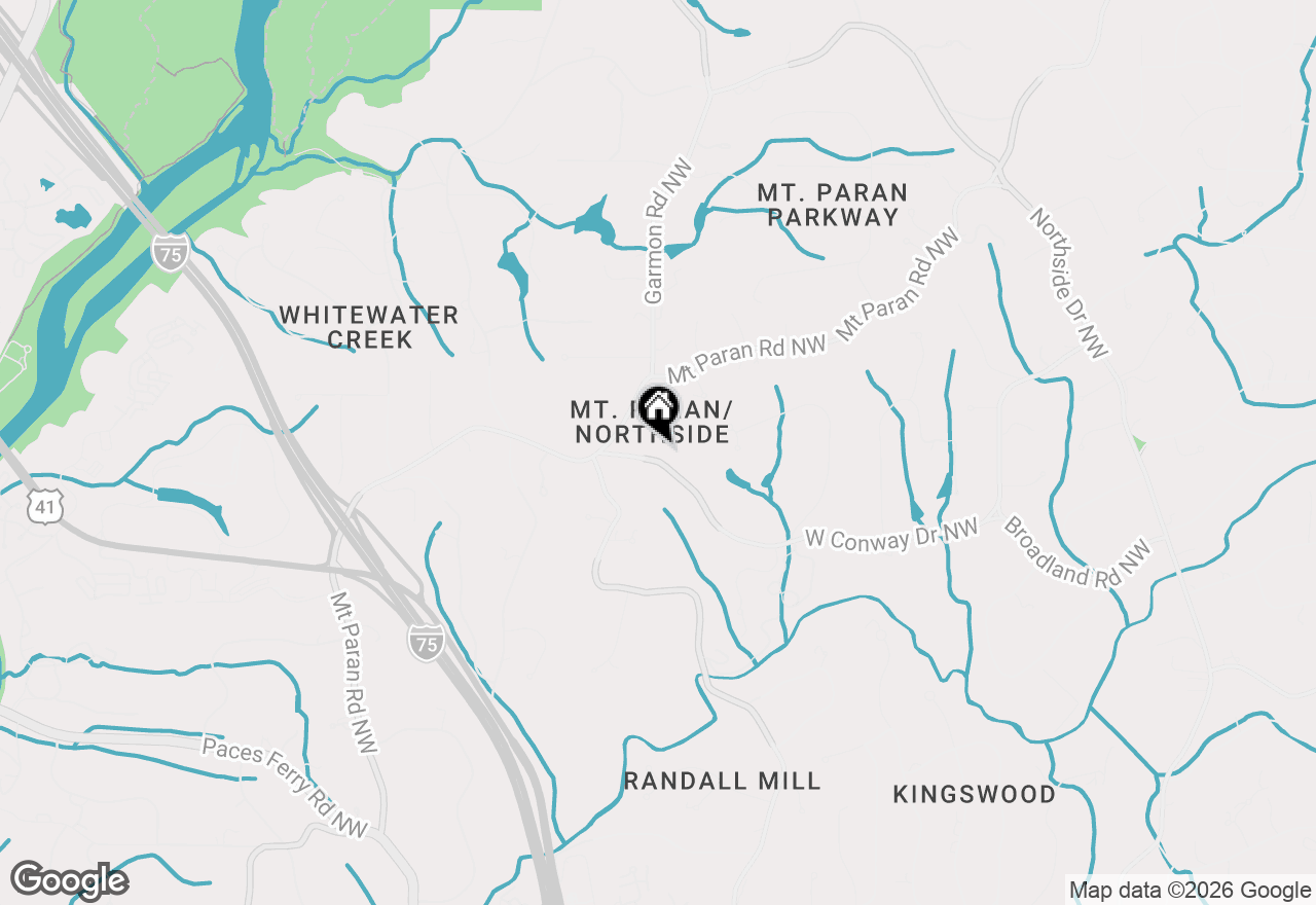 Map of 1191 W Conway Drive, Atlanta, GA 30327