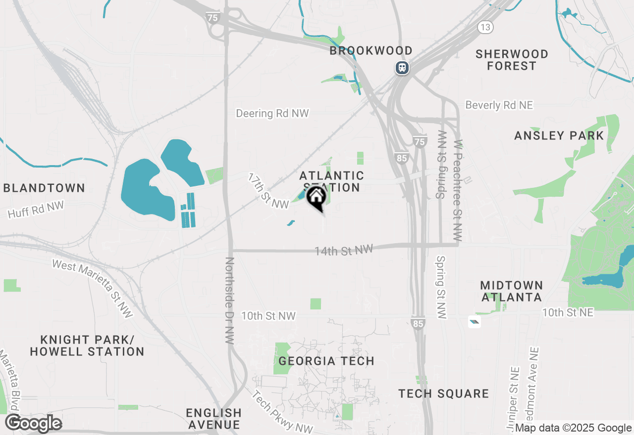 Map of 1220 Mecaslin Street Nw #3458, Atlanta, GA 30318