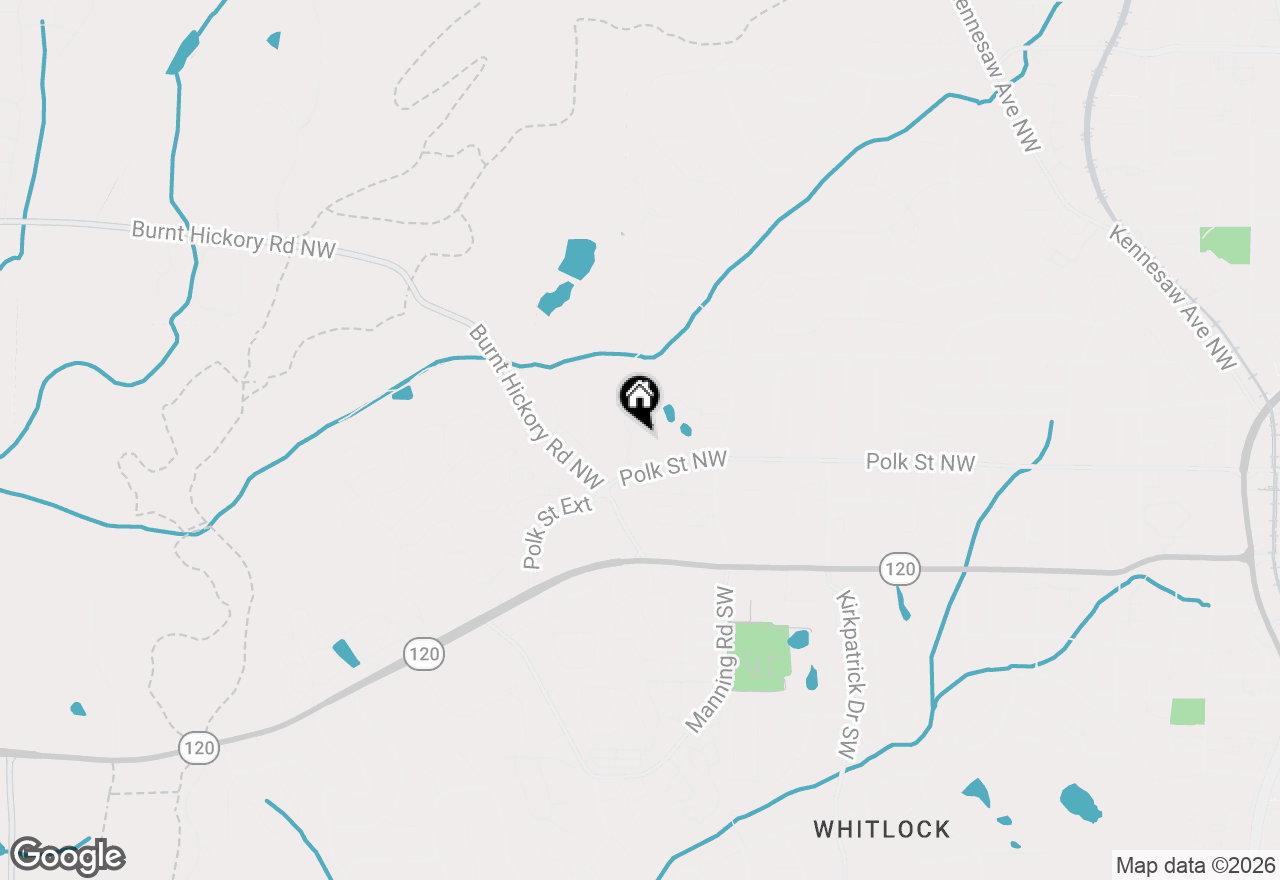 Map of 238 Hanson Way, Marietta, GA 30064