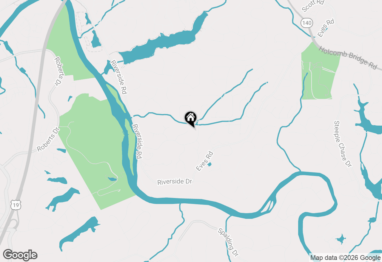 Map of 9365 Bluffwind Chase, Roswell, GA 30076