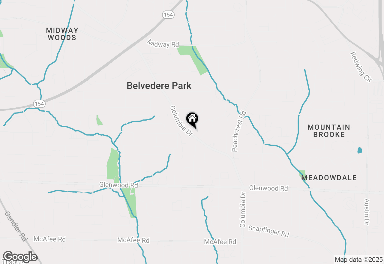 Map of 1542 Columbia Drive, Decatur, GA 30032