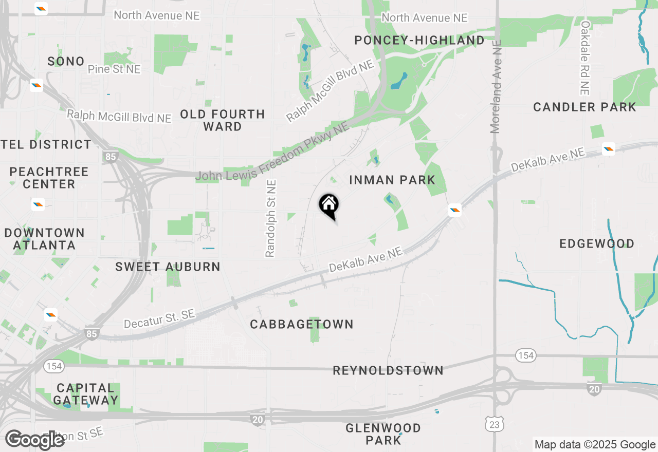 Map of 89 Waddell Street Ne, Atlanta, GA 30307