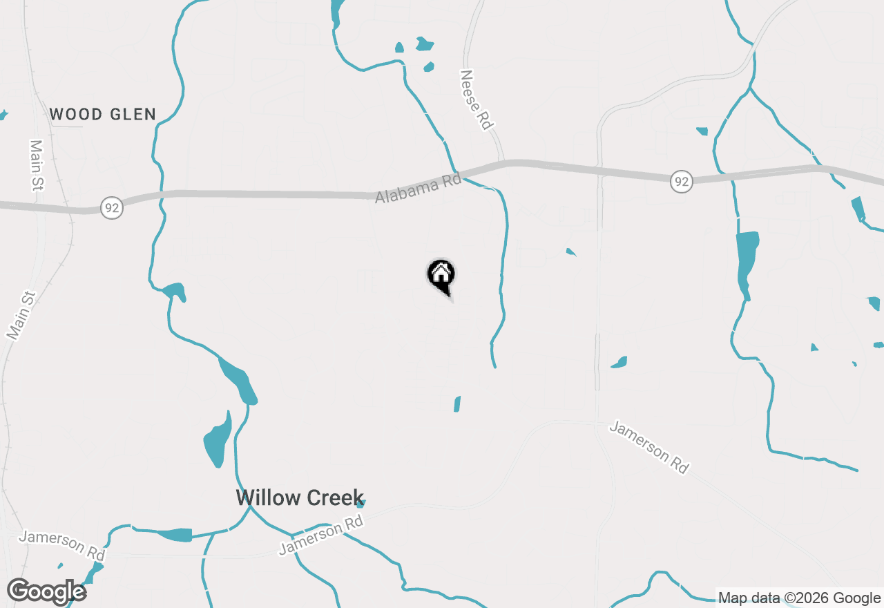 Map of 436 W Oaks Trail, Woodstock, GA 30188