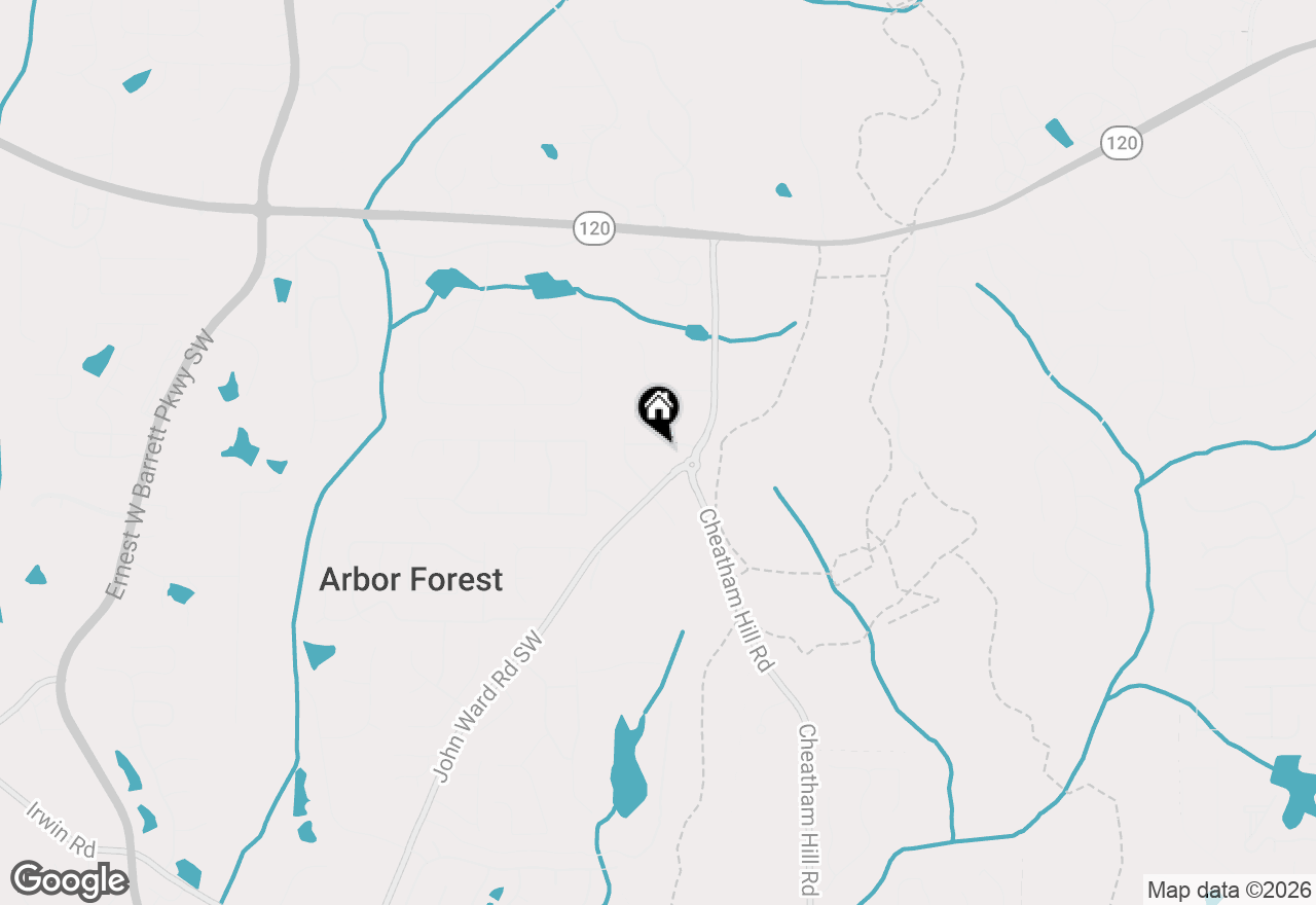 Map of 1893 Hamlin Drive Sw, Marietta, GA 30064
