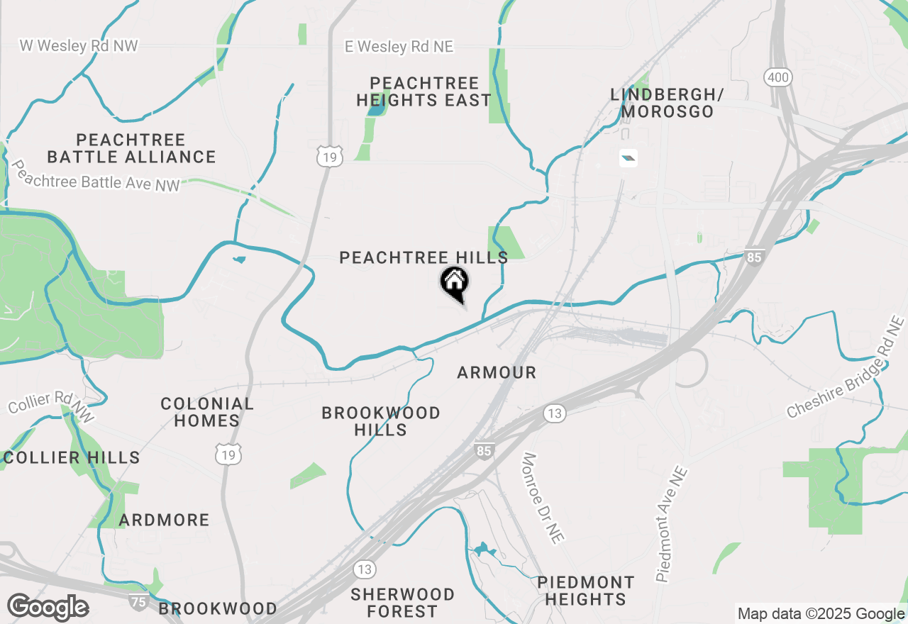 Map of 233 Kinsey Court Ne #B, Atlanta, GA 30305