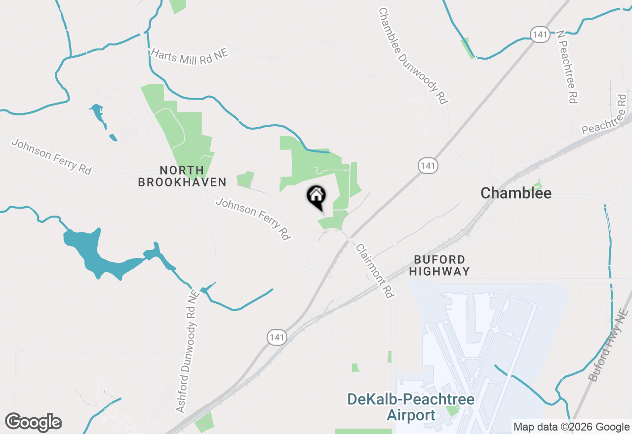 Map of 3419 Keswick Drive, Atlanta, GA 30341