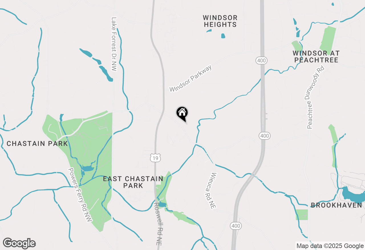 Map of 320 W Wieuca Road Ne, Atlanta, GA 30342