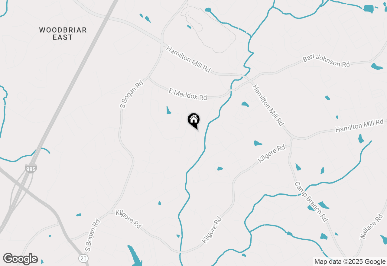 Map of 3640 Rolling Creek Drive, Buford, GA 30519