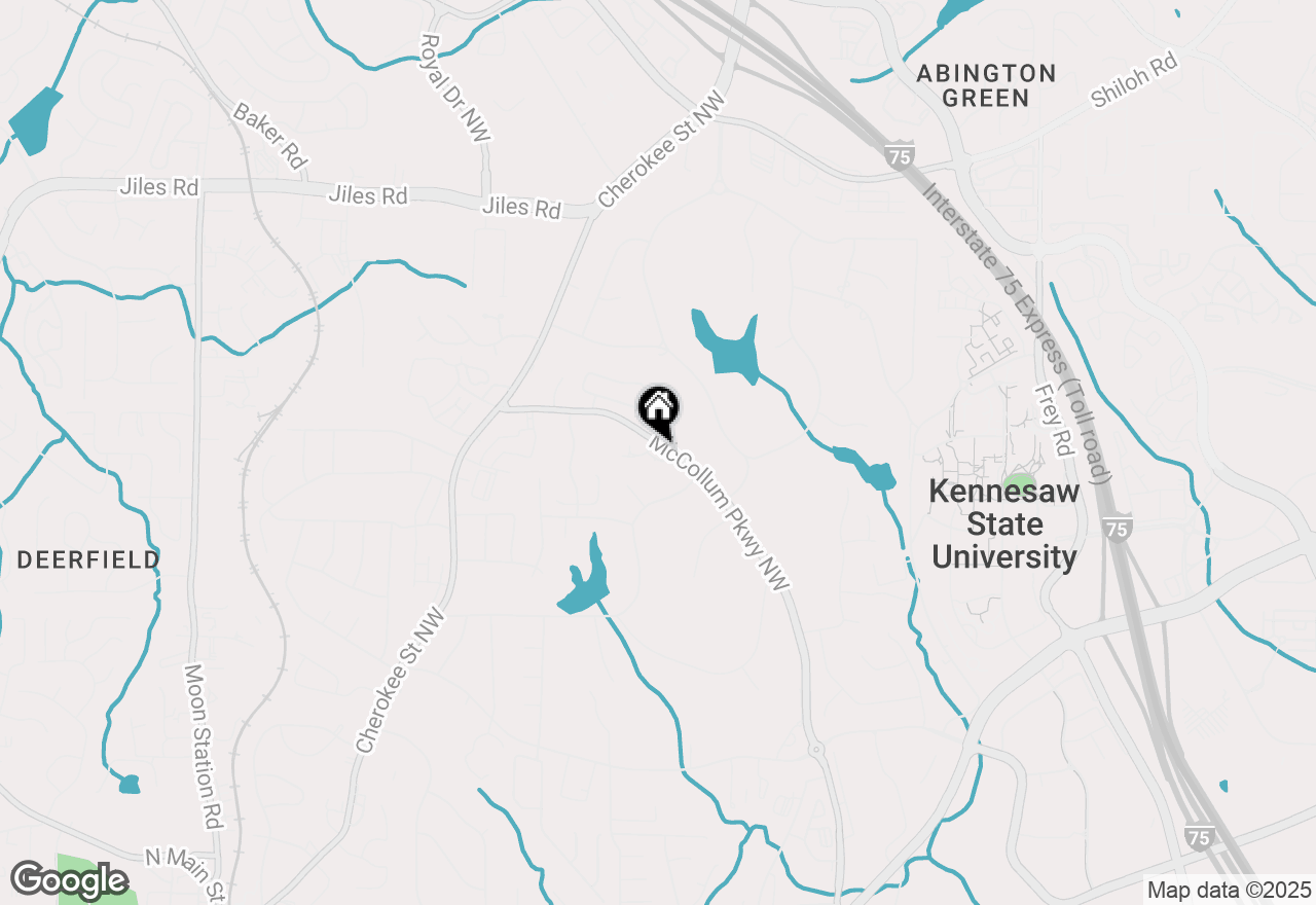 Map of 1115 Country Club Place Nw, Kennesaw, GA 30144