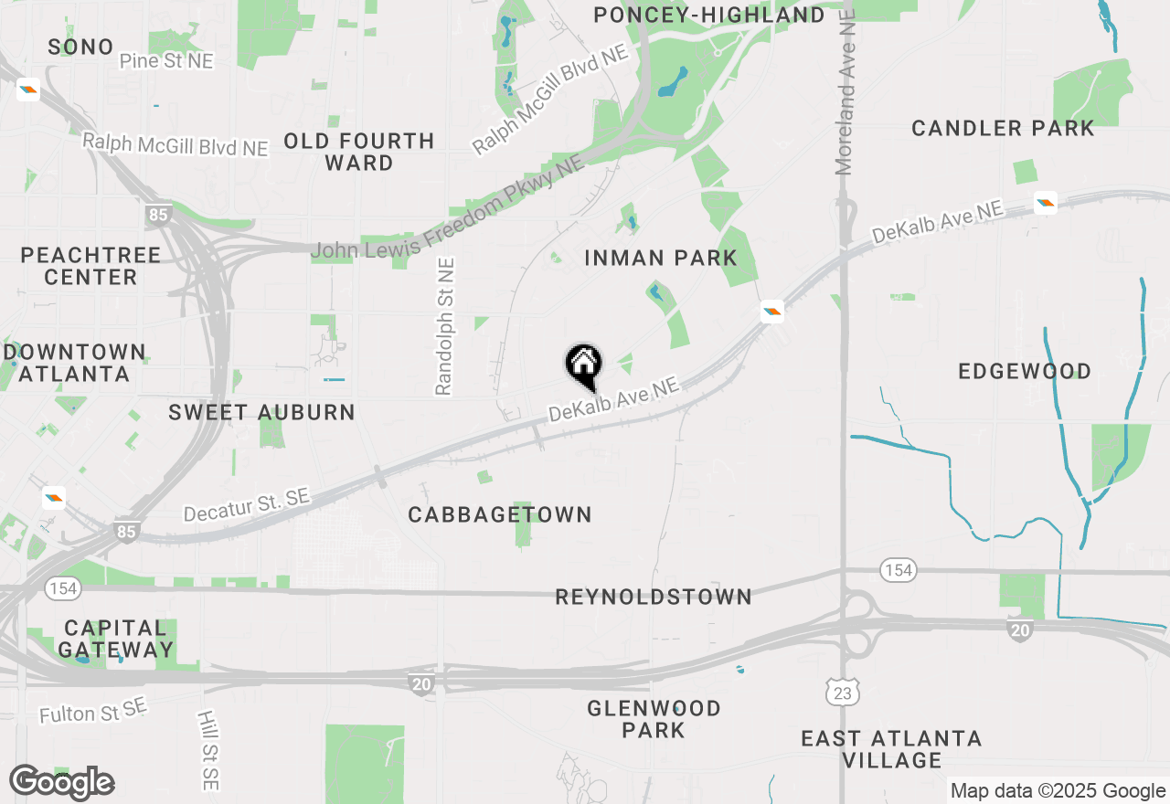 Map of 830 Dekalb Avenue #1, Atlanta, GA 30307