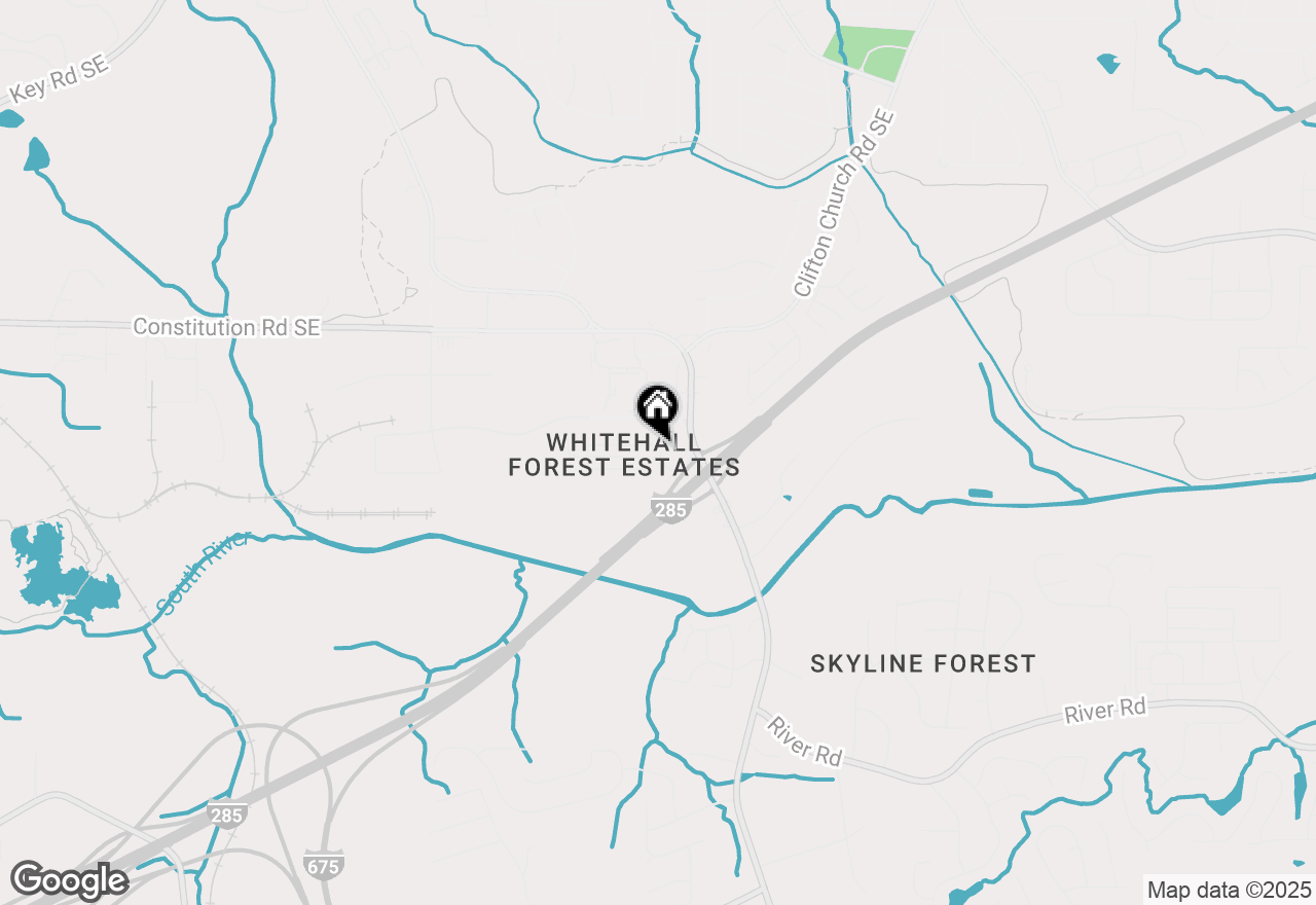 Map of 1993 Whitehall Forest Court, Atlanta, GA 30316