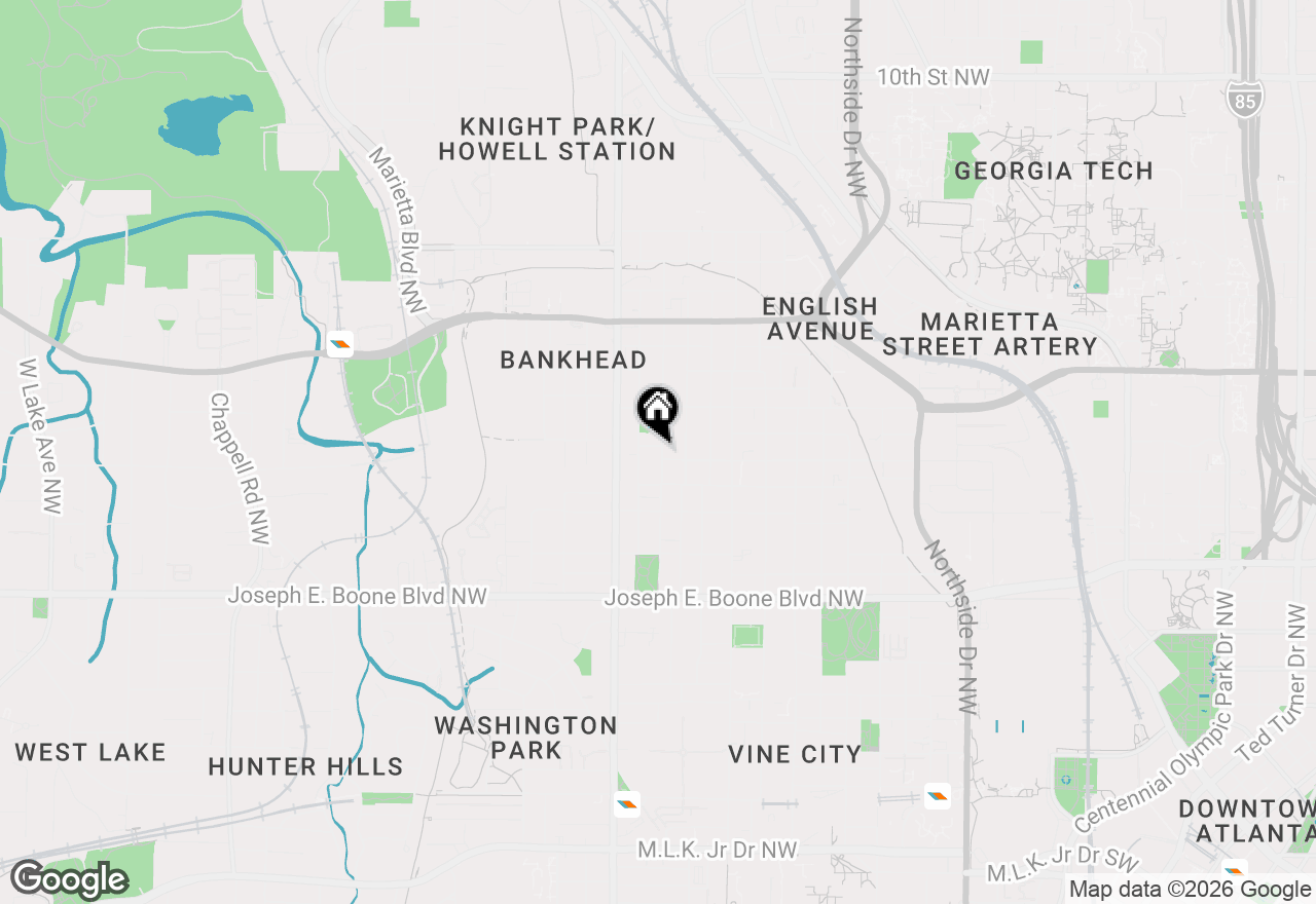 Map of 506 Oliver Street Nw, Atlanta, GA 30314