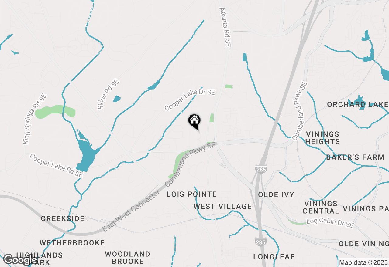 Map of 4256 Weaver Street Se, Smyrna, GA 30080