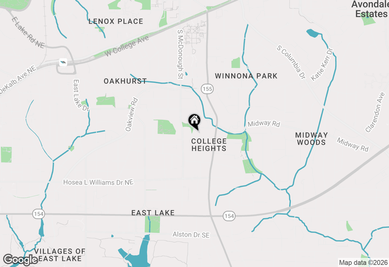 Map of 168 Garland Avenue, Decatur, GA 30030