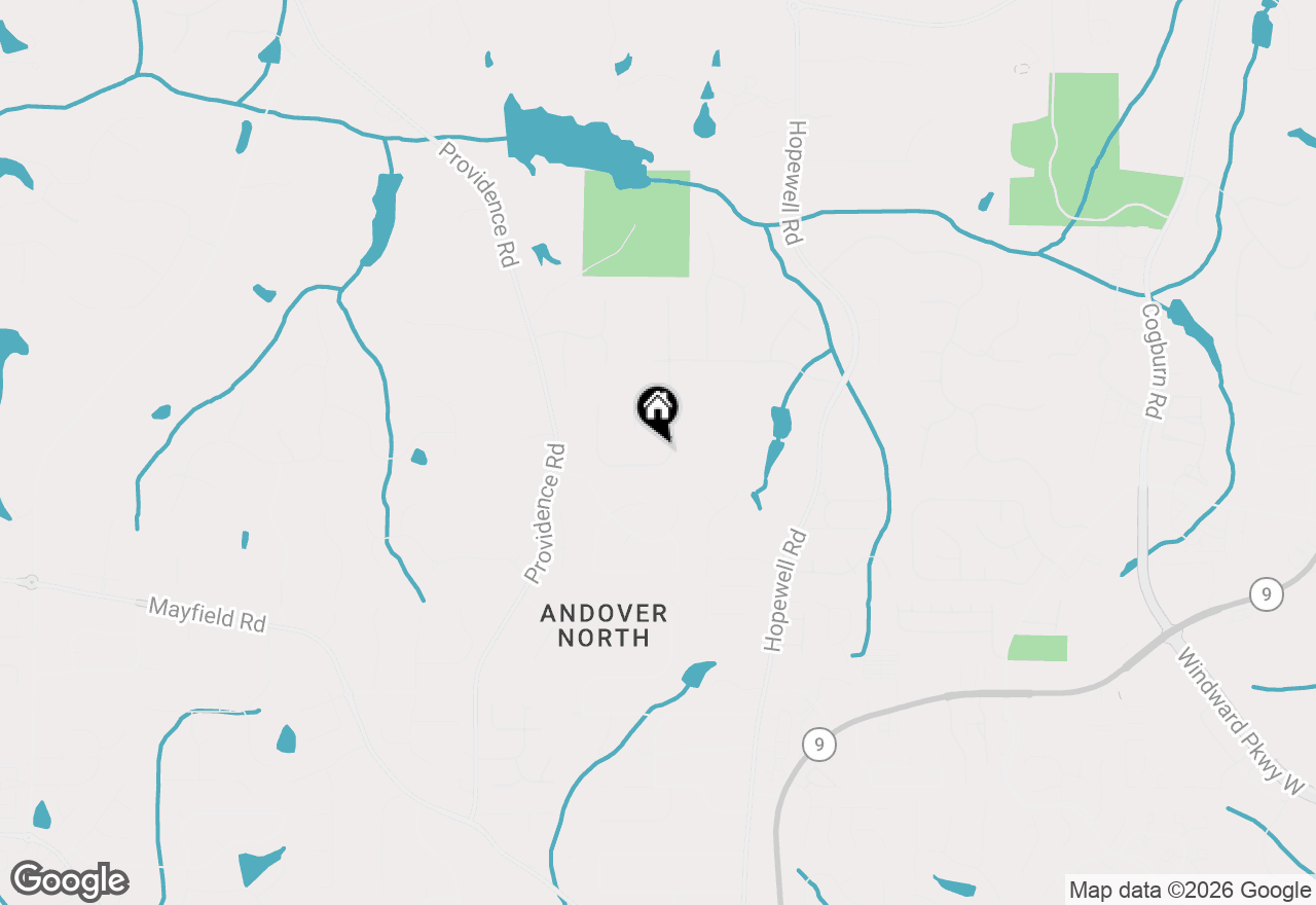 Map of 190 Oakhurst Leaf Drive, Milton, GA 30004
