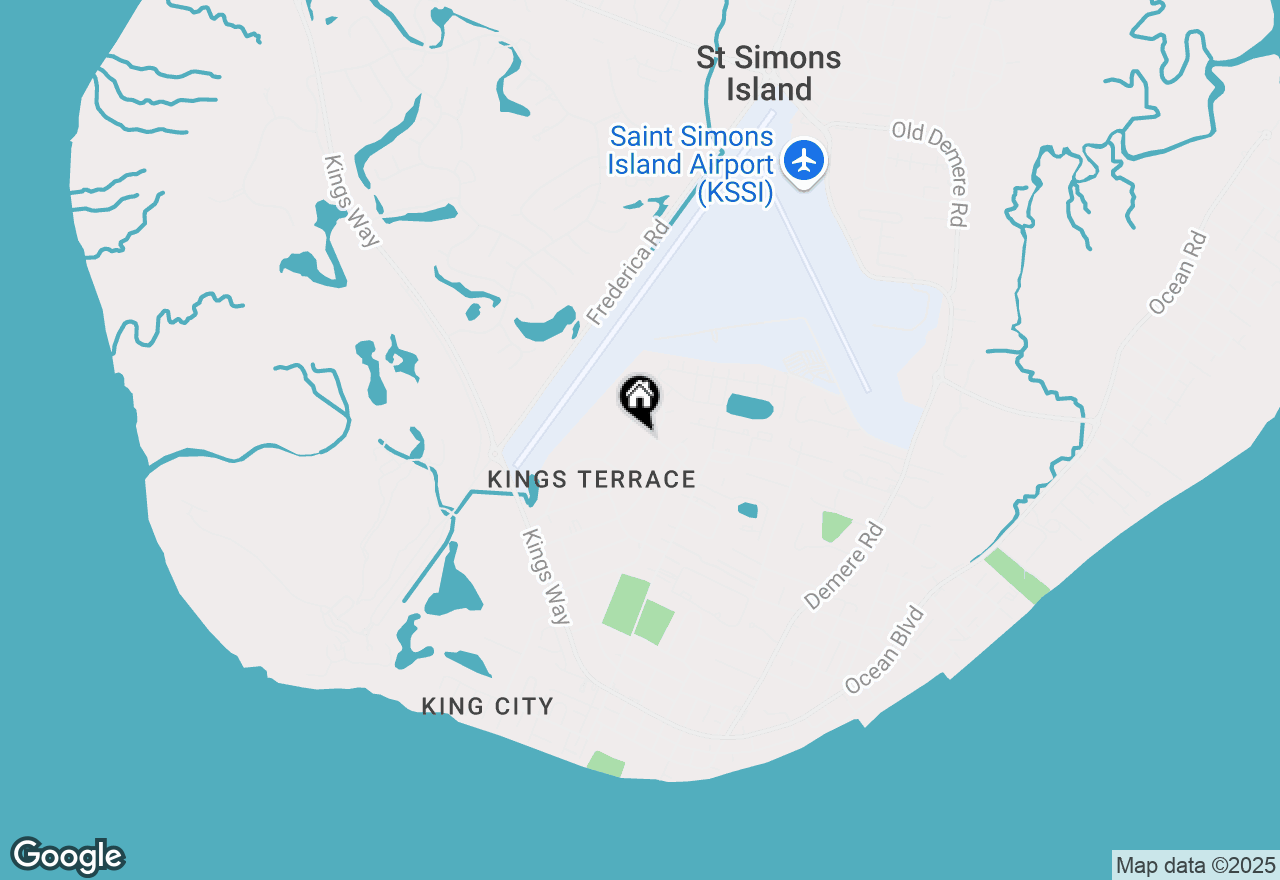 Map of 413 Ashantilly Avenue, St Simons Island, GA 31522