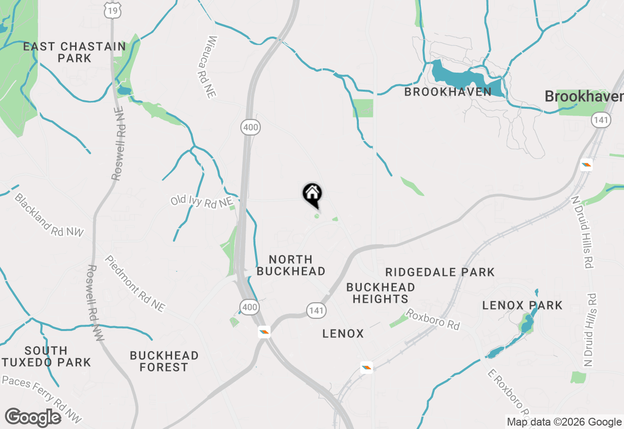 Map of 16 Conifer Circle Ne, Atlanta, GA 30342