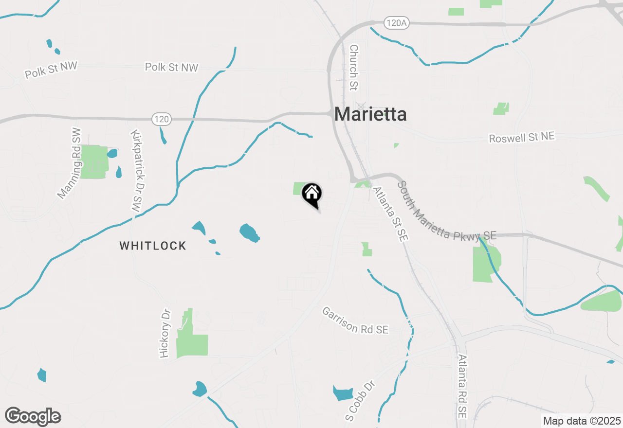 Map of 72 Griggs Street Sw, Marietta, GA 30064