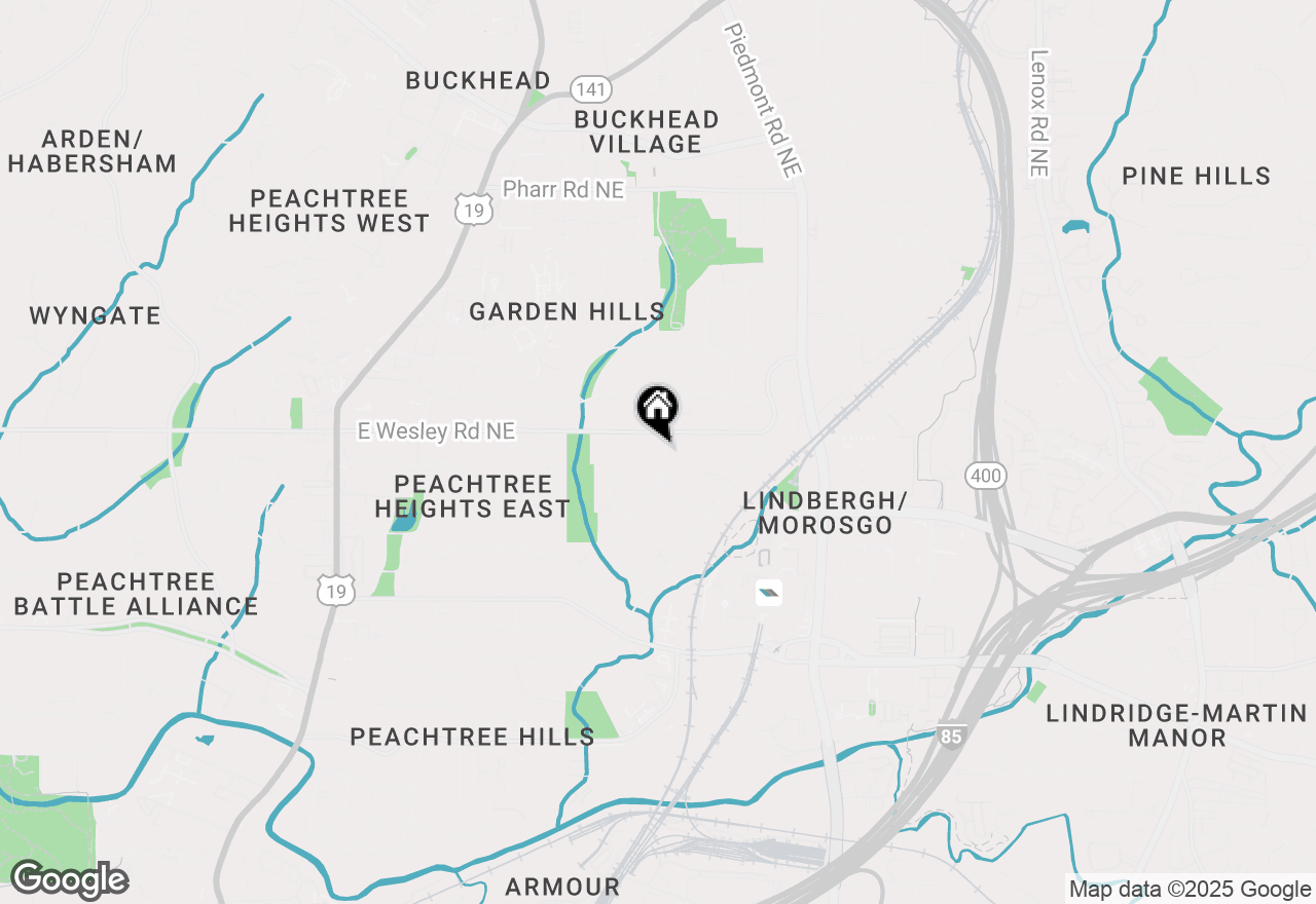 Map of 2684 Birchwood Drive Ne, Atlanta, GA 30305