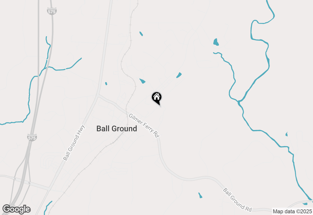 Map of 553 Groover Street, Ball Ground, GA 30107