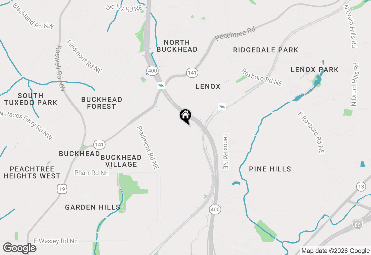 Map of 720 E Paces Ferry Road, Atlanta, GA 30305