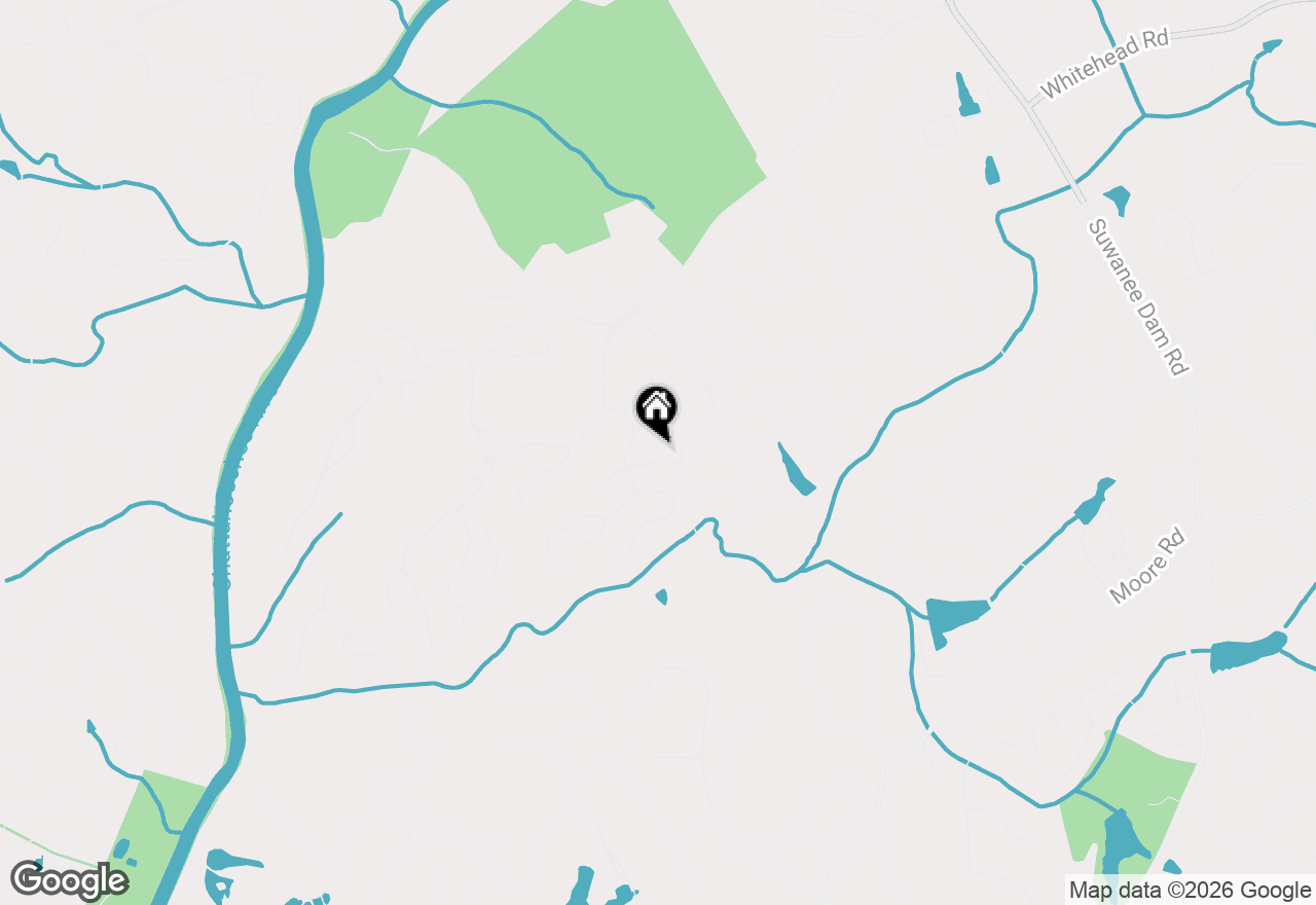 Map of 321 Bournemouth Drive, Suwanee, GA 30024